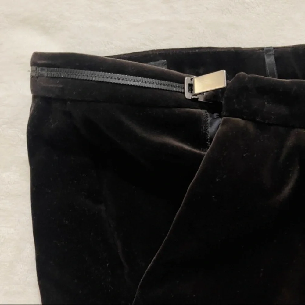 Neil Barrett Womens Dark Brown Velvet Pants Size 44 Italy